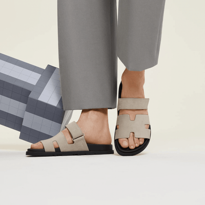 Sandaler Monaco® – Greige - Skön Hall