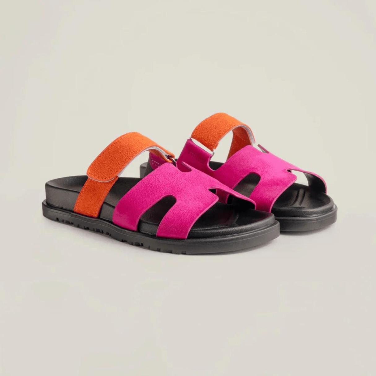 Sandaler Monaco® – Orange / Rosa - Skön Hall